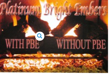 Peterson Gas Logs - PLATINUM BRIGHT EMBERS - PBE5