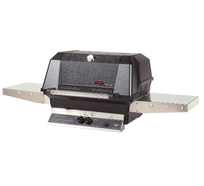 MHP Grill 27-Inch Built-In Grill - Liquid Propane Gas with Bolt-Down Patio Base - WNK4DD-P + MPB