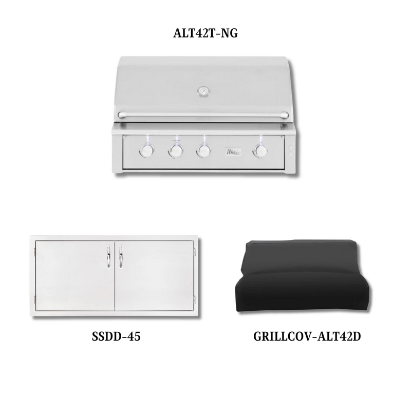 Summerset Alturi ALT42T-NG with Double Access Doors and Cover - ALT42T-NG-PCKG1