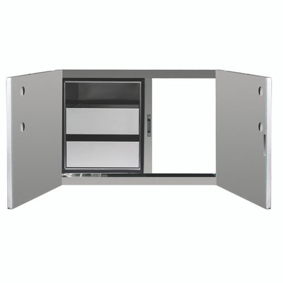 TrueFlame 36" 2-Drawer Dry Storage Pantry & Access Door Combo- TF-DP-36AC