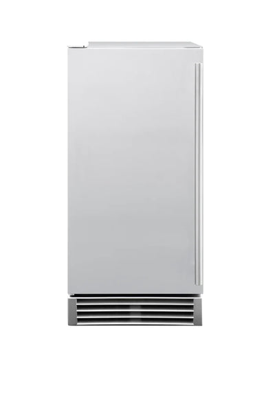 TrueFlame 15" UL Outdoor Rated Ice Maker w/Stainless Door - 50 lb. Capacity- TF-IM-15