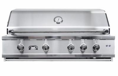 Sole Gourmet Luxury Series - 42-Inch 4-Burner Built-In Grill with LED Control Lighting - Natural Gas - 421BQRL