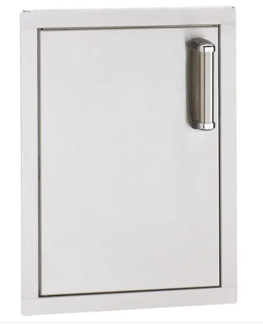Fire Magic Premium Flush 14-Inch Left-Hinged Single Access Door - Vertical With Soft Close - 53920SC-L