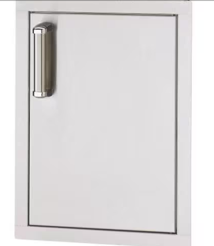 Fire Magic Premium Flush 14-Inch Right-Hinged Single Access Door - Vertical With Soft Close - 53920SC-R
