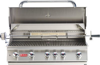 Bull Brahma - 38-Inch 5-Burner Built-In Grill - Natural Gas with Rotisserie - 57569