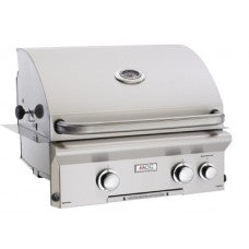 American Outdoor Grill L-Series - 24-Inch 2-Burner Built-In Grill with Rotisserie - Natural Gas - AOG24NBL