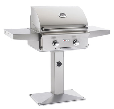 American Outdoor Grill L-Series - 24-Inch 2-Burner Freestanding Grill on Pedestal - Natural Gas - AOG24NPL00SP