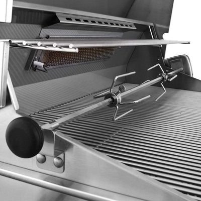 American Outdoor Grill L-Series - 30-Inch 3-Burner Built-In Grill with Rotisserie - Natural Gas - AOG30NBL
