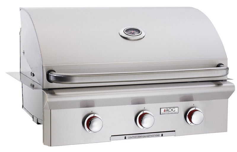 American Outdoor Grill T-Series - 30-Inch 3-Burner Built-In Grill - Natural Gas - AOG30NBT00SP
