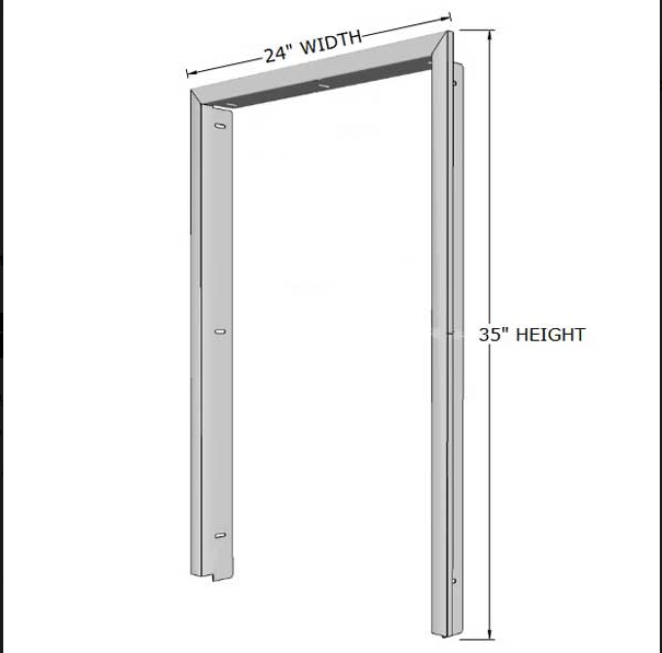 SunStone Signature Series Beveled Style Fridge TrimKit BATRIM2