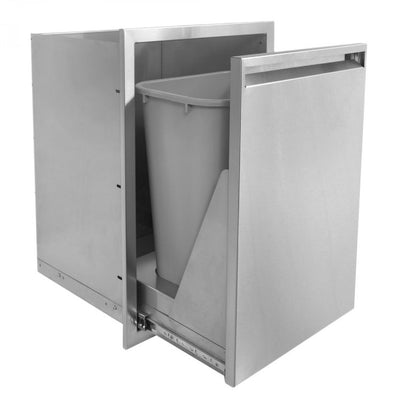 PCM 350 Series 20 Inch Roll Out Double Trash/Recycling Bin - BBQ-350-TREC-DRW