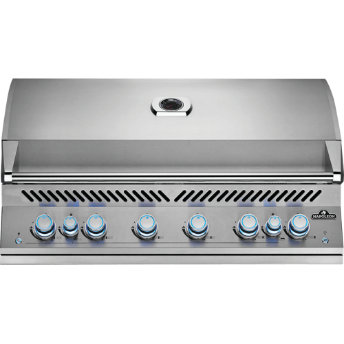 Napoleon 700 Series 44 RB - 44-Inch 6-Burner Built-In Grill with Dual Infrared Rear Burners - Liquid Propane Gas - BIG44RBPSS