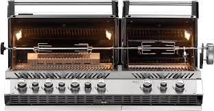 Napoleon Prestige PRO 825 RBI - 56-Inch 6-Burner Built-In Grill with Infrared Bottom and Rear Burners - Natural Gas - BIPRO825RBINSS-3