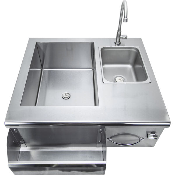 Sole Gourmet Stainless Steel Bar Tender Sinks And Cooler - BT30