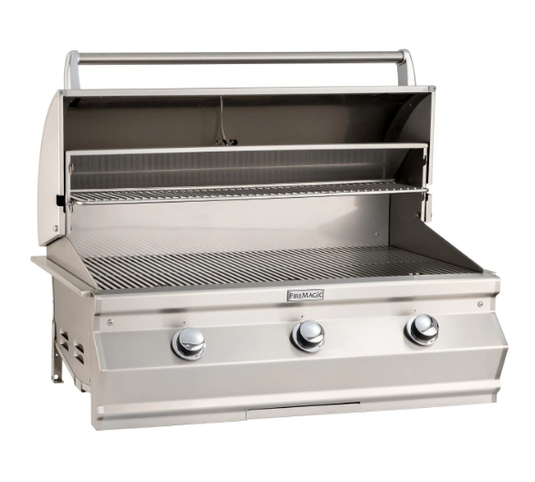 Fire Magic Choice C650I - 36-Inch 3-Burner Built-In Grill with Analog Thermometer - Liquid Propane Gas - C650I-RT1P