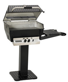 Broilmaster Deluxe Series - 24-Inch 2-Burner Post Mount Grill - Natural Gas - H4PK3N