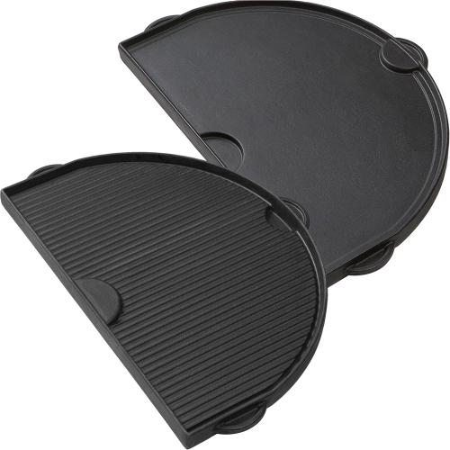 Primo Cast Iron Griddle For JR 200 With Flat & Grooved Sides - PG00362