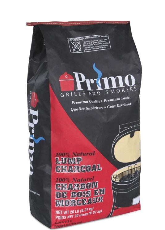 Primo 100% Natural Lump Charcoal (Qty 35 Bags per Pallet) - PG00608