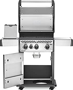 Napoleon Rogue XT 425 SIB - 3-Burner Freestanding Grill with Infrared Side Burner - Natural Gas - RXT425SIBNSS-1