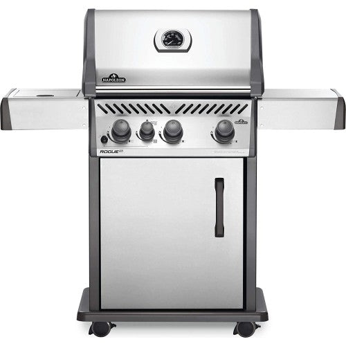 Napoleon Rogue XT 425 SIB - 3-Burner Freestanding Grill with Infrared Side Burner - Natural Gas - RXT425SIBNSS-1