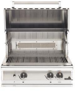 PGS Legacy Newport Gourmet - 30-Inch 2-Burner Built-In Grill with Rear Burner - Natural Gas - S27RNG