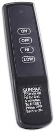 Sunpak Black Two Stage 25,000 And 34,000 BTU Heater Includes Black Mounting Kit - S34 B TSR