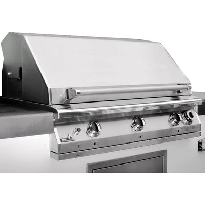 PGS T-Series Commercial - 39-Inch 3-Burner Built-In Grill with Timer - Natural Gas - S36TNG