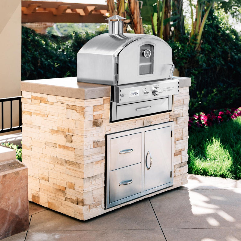 Summerset Built In / Countertop Natural Gas Outdoor Pizza Oven - SS-OVBI-NG