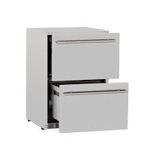 Summerset 5.3c Deluxe Outdoor Rated 2 Drawer Fridge - SSRFR-24DR2