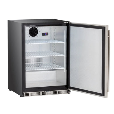 Summerset 5.3c Outdoor Rated Fridge Right to Left Opening - SSRFR-24S-R