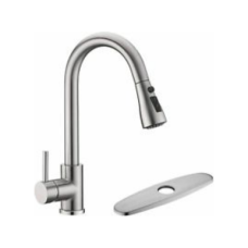 Sunstone Satin Finish Cold Water Faucet w/Flexible neck SUN24PCB Faucet - SUN24PCB-FAUCET
