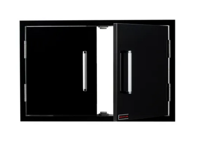 Whistler Stainless Steel Double Access Door (Black Series)- CBADD-B