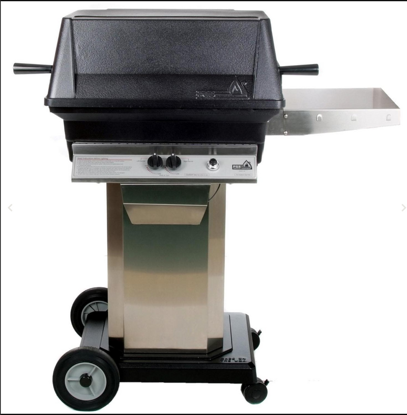 PGS A Series A30 - 30-Inch 2-Burner Stainless Steel Portable Pedestal Base Grill - Natural Gas - A30NG + ASPED + ANC