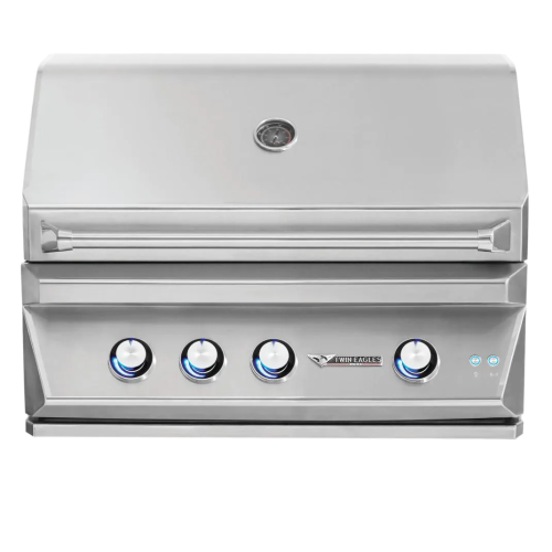 Twin Eagles - 36-Inch 3-Burner - Built-In Grill - Natural Gas - TEBQ36RS-CN