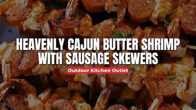 Heavenly Cajun Butter Shrimp with Sausage Skewers