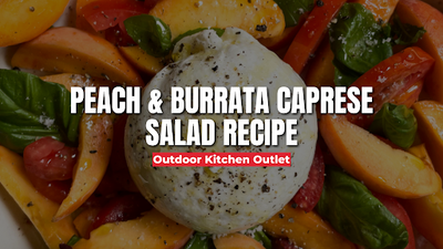 Peach & Burrata Caprese Salad Recipe