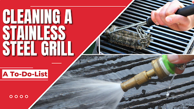 Cleaning a Stainless Steel Grill