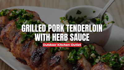 Grilled Pork Tenderloin with Herb Sauce