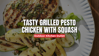 Tasty Grilled Pesto Chicken with Squash