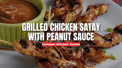 Grilled Chicken Satay with Peanut Sauce