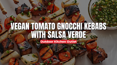 Vegan Tomato Gnocchi Kebabs with Salsa Verde