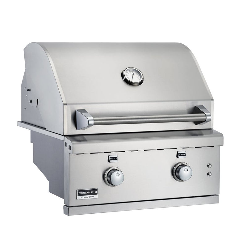 Broilmaster 26-Inch Stainless Steel Built-In Gas Grill-BSG262N