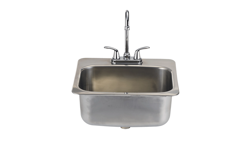 Bull Large Stainless Steel Sink With Faucet - 12391