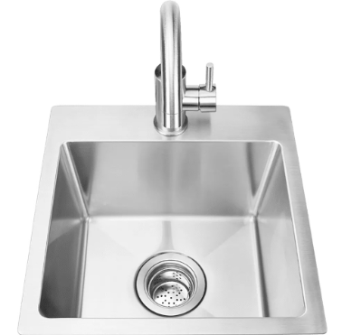 Bull 15″ Premium Stainless-Steel Dual Mount Sink 12516