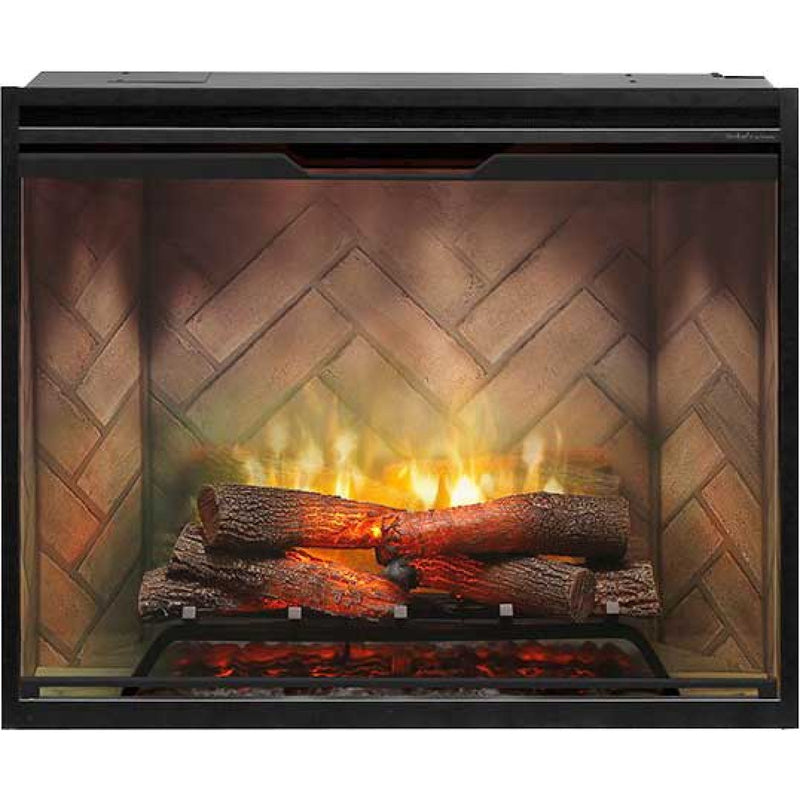 Dimplex Revillusion 36-inch Built-in Firebox with Glass Pane and Plug Kit (RBF36-FG)