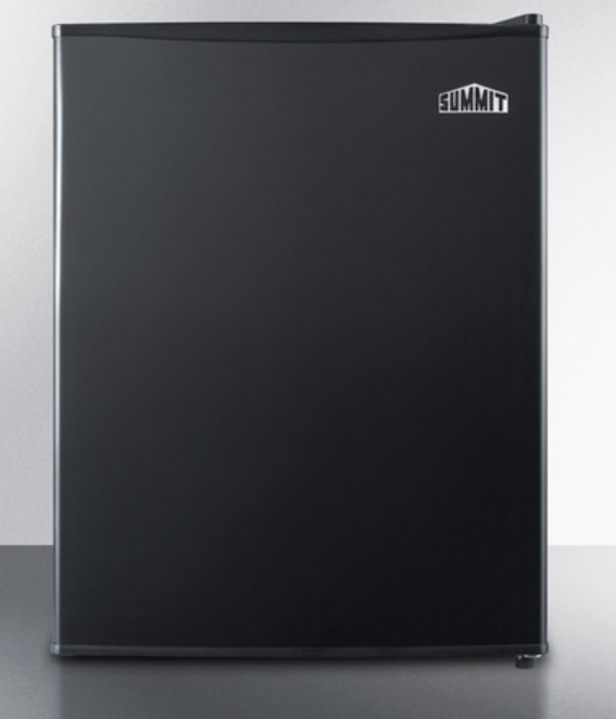 Summit - Compact Refrigerator w/ automatic defrost, glass shelves, and black exterior finish - FF29K