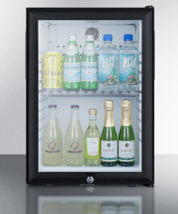 Summit - 16" Wide Compact Minibar with front lock - MB27G