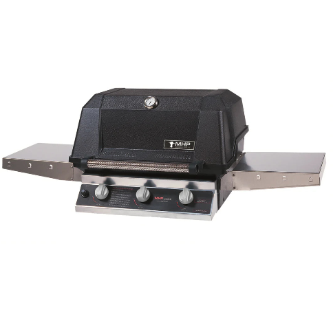 MHP Grill 27-Inch Built-In Grill - Natural Gas with Bolt-Down Patio Base - WHRG4DD-NS + MPB