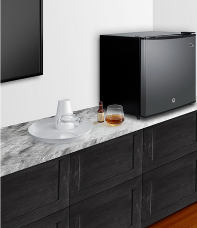 Summit - 18" Wide Compact Minibar with stainless steel door and front lock - MB42SS