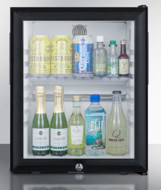 Summit - 16" Compact Minibar with front lock - MB13G